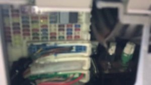 The fuse box location on a (2009-2014) Honda Insight