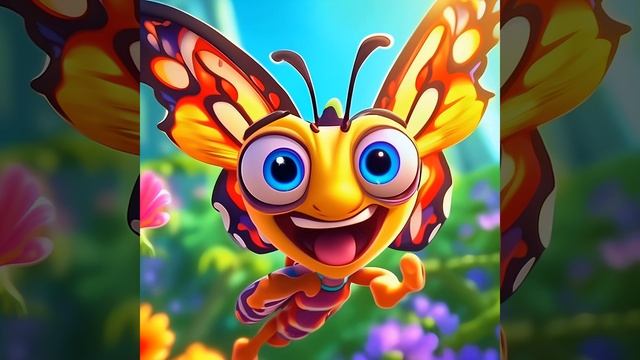 Счастливая История про гусеницу, ставшую бабочкой. Рассказывает историю Аида смотреть онлайн