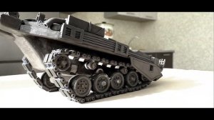 STRV 103B из пластилина с рабочей ходовой