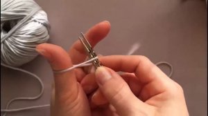 Набор петель способом Болгарский зачин. Идеальная резинка .