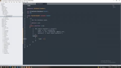 58 laravel seeder | laravel bangla tutorial based on official documentation