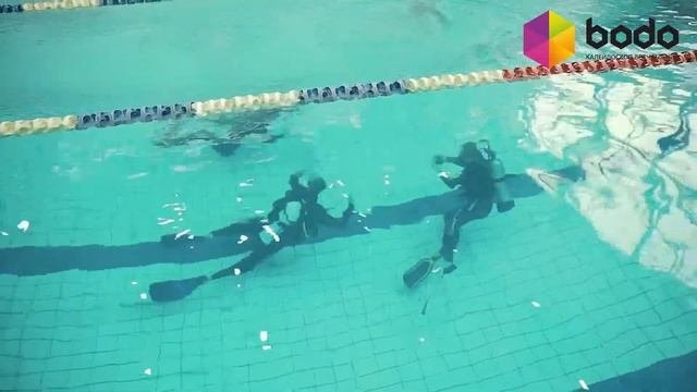 Наши партнеры, компания BODO, проверили на себе впечатление - погружение с аквалангом.