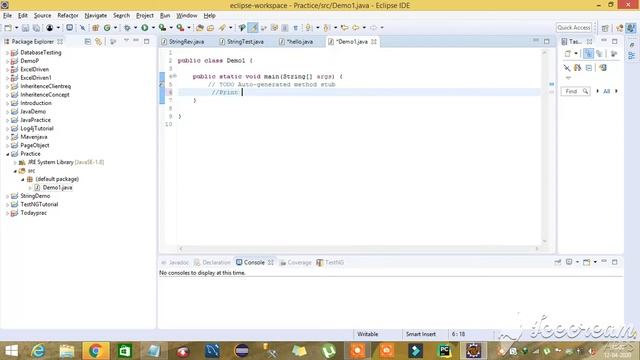 Java Prog. Tutorial | Easy to Learn |Create java project and class with "Hello" display on console. смотреть онлайн