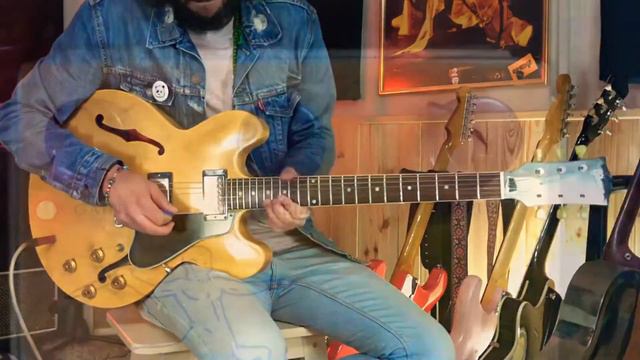How to get the Clapton tone ( woman tone ) Gibson ES335 1959 custom shop and Marshall Jtm45 смотреть онлайн