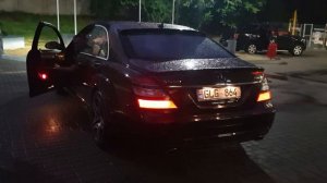 W221 - M273 Звук выхлопа мимо глушителей по электронным заслонкам.
