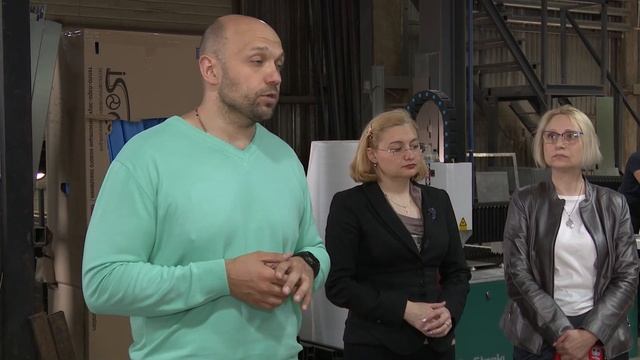 Замглавы Гайлиш посетила компанию "Ягуар" 05.06.23 смотреть онлайн