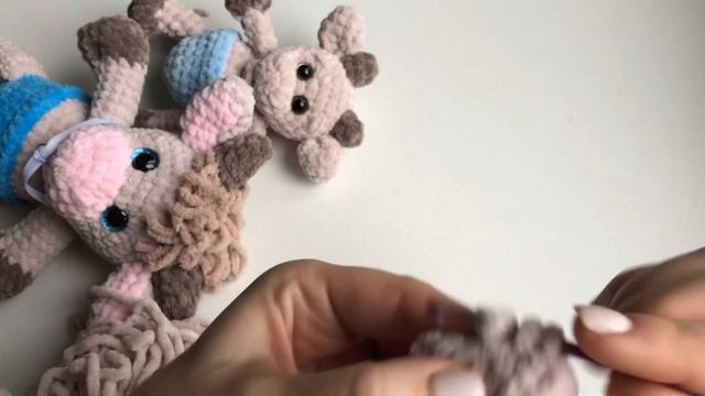 Вязаный бычок крючком. Мастер-класс. Часть 1