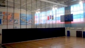 Как разделить спортзал на 2 части? Разделение спортивного зала в ФОКе Московской области