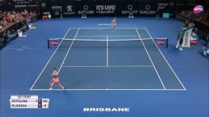 2018 Brisbane International Semifinal | Elina Svitolina vs Karolina Pliskova | WTA Highlights