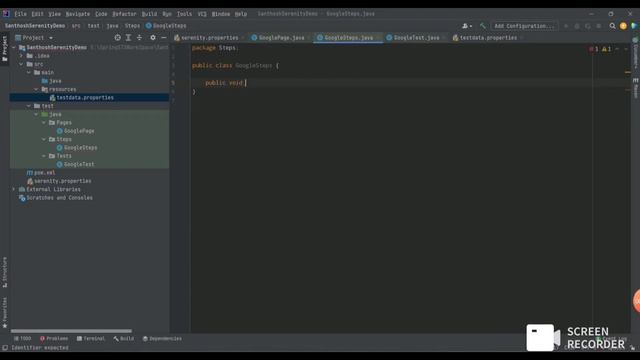 START FROM SCRATCH(Serenity BDD Automation Framework) Malkari Santhosh