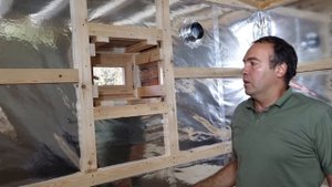 Этапы отделки парной.  Этап 2