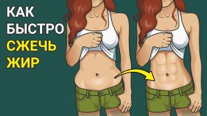 Как максимально быстро сжечь жир на животе?5 главных советов