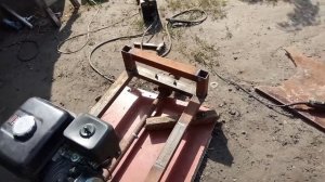 самодельный мульчер  испытание