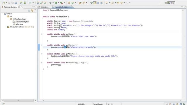 Java Programming Basics - Movie Ticket - 3 - Variables смотреть онлайн