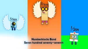 Numberblocks Band Seven hundred seventy-seventh