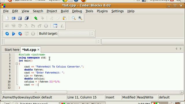 Simple C++ Programs-1- Fahrenheit To Celsius Converter смотреть онлайн