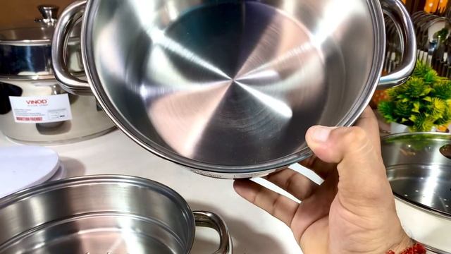 Vinod Steel Steamer 3 Tier | Momo, Modak, Idli maker | Induction ☑️ | Steel Steamer | Vinod Saucepo смотреть онлайн