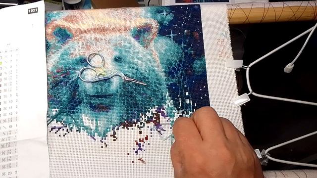 Вышивка крестом. Главное не кипеть! А вы часто пополняет запасы? смотреть онлайн