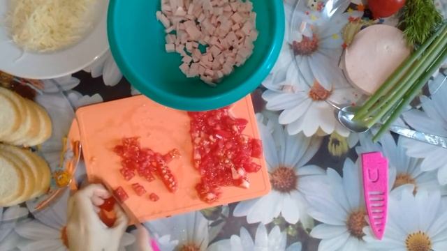 Быстрая мини пицца