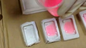 Жидкий пластик LasilCast 4 с красителем, заливка в силиконовую форму