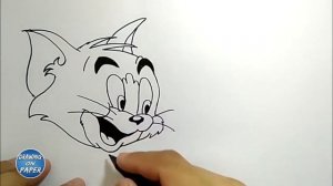 Very Easy!! How to Draw Tom and Jerry - Drawing doodle art for kids