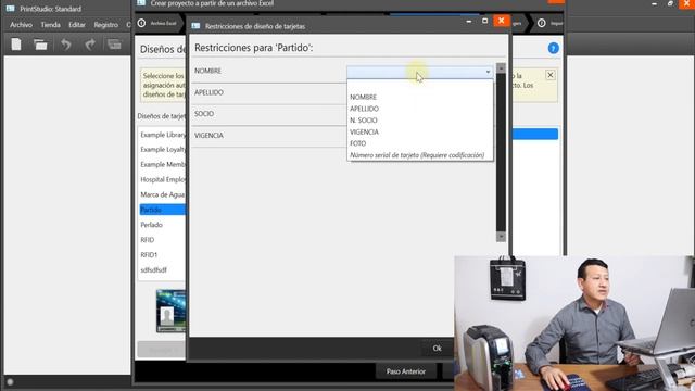 CardStudio 2.0 Usando Excel Base de Datos y PrintStudio de Zebra Technologies para credenciales PVC смотреть онлайн