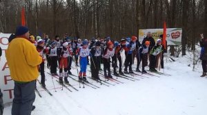 Лыжная гонка памяти С.П. Савельева. Детский старт. 21.02.2016