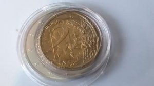 France coin 2 euro 2018