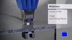 Принцип работы высечных ножницы Trumpf серии TruTool N