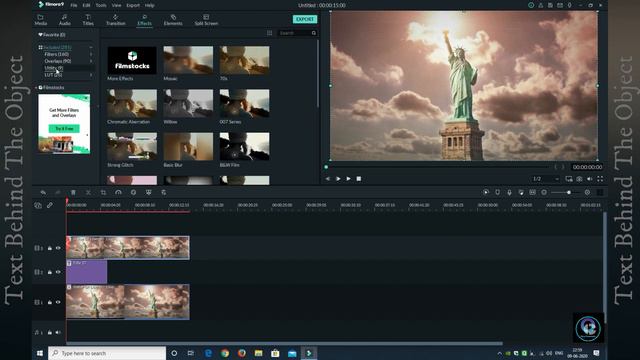 Text Behind The Object I Filmora Tutorial I #Onlycinematic смотреть онлайн