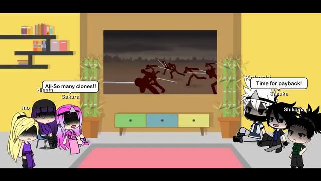 Past Naruto reacts to Naruto as yellow and Sasuke as red!! смотреть онлайн