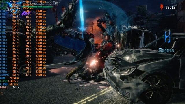 1080p DLSS/FSR Alternative: DMC5 Devil May Cry 5 (90+FPS Minimum Preset On GTX570)