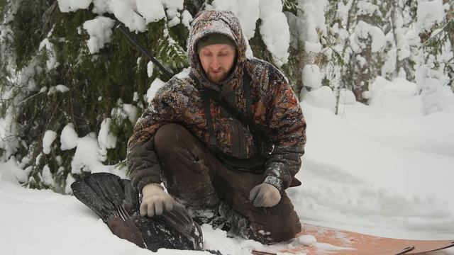 ПОПАЛ В СИЛЬНУЮ МЕТЕЛЬ. ПРОБИВАЮСЬ НА ПРОХОДНУЮ ИЗБУ. ОХОТА НА БОРОВУЮ ДИЧЬ.