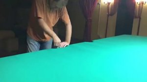 #бильярд перетяжка бильярдного стола
