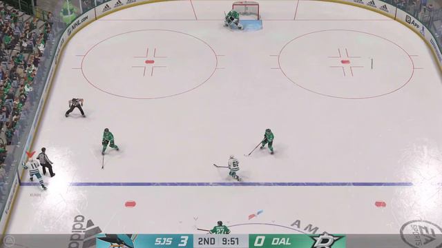 [PS5] NHL 23 SAN JOSE SHARKS - DALLAS STARS FRANCHISE MODE GAMEPLAY [4K UHD 60FPS]