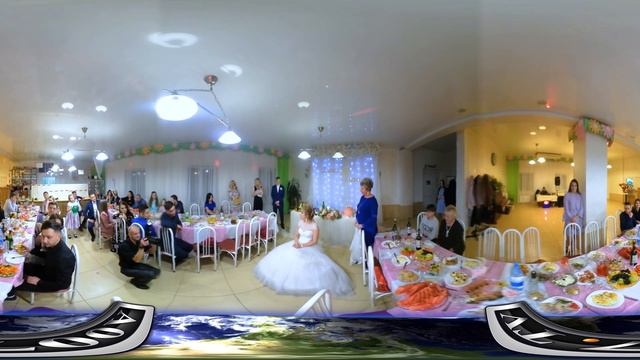 Фата невесты и платок - Свадьба Александр и Елена - VR Видео 360 ° - A007.tv - 20200925_13