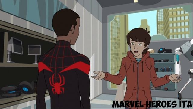 Miles Morales rivela a Peter Parker che ha i poteri | Marvel's Spider-Man (2017) CLIP ITA смотреть онлайн