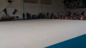 Соня на соревнованиях по гимнастики .24.03.15