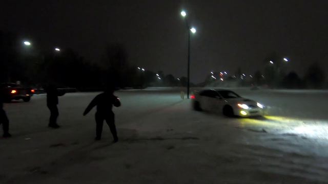 Using my Subaru STI as a snow plow! (snow drifting, spitting flames) смотреть онлайн