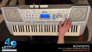 Yamaha PSR-290 Keyboard - 605 Voices Part 3/4