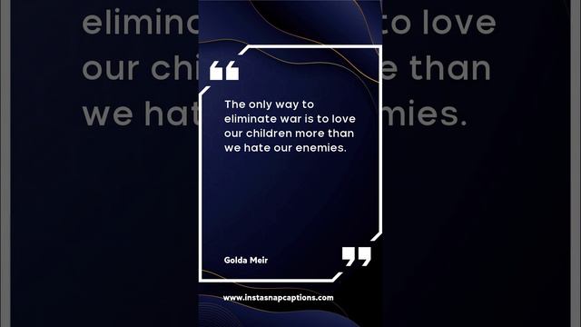 Golda Meir Quotes Captions For Instagram |  #Golda #Meir #Quotes #Captions#Instagram