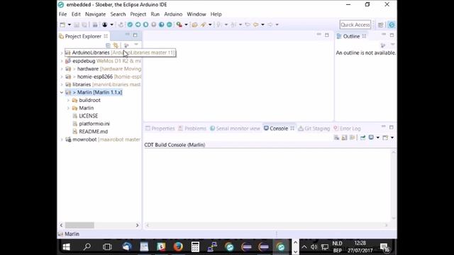 using a non sloeber github project in Sloeber смотреть онлайн
