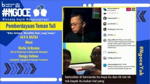 #NGOCE Eps. 7 - Pemberdayaan Teman Tuli "Kita Setara, Memiliki Hak yang Sama"