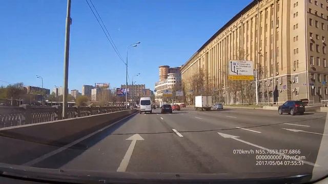 Лефортовский тоннель (внутренняя сторона ТТК) смотреть онлайн