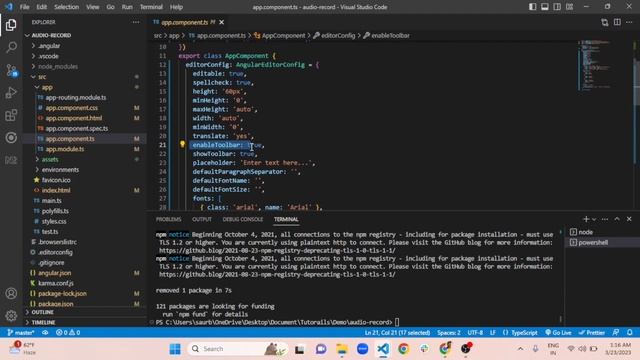 How To Make Text Editor in angular | Text Editor in ionic Angular #angularforbeginners #coding