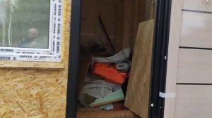 Каркасный мини-дом 6×3 ч.2 с лофтом и вторым  светом (пол, стены и окна) frame house