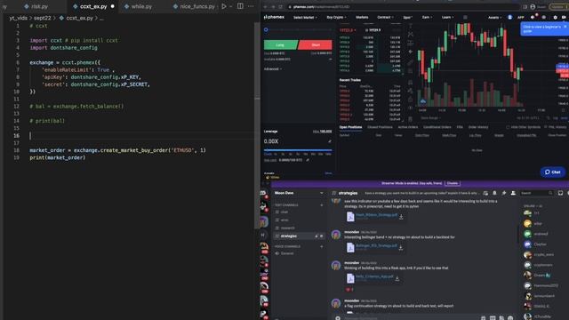 How to use CCXT to build a Python Trading Bot смотреть онлайн
