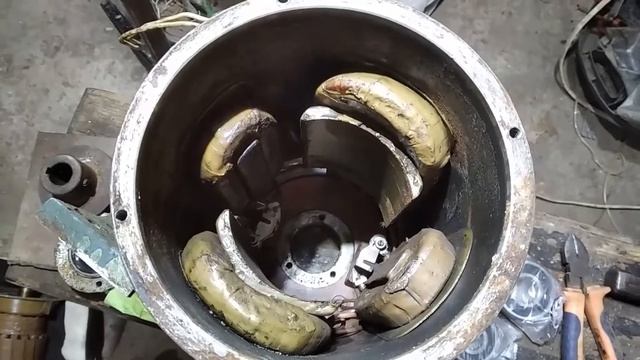 техуход двигателя постоянного тока 0.9 кВт 2200-4000 об DC motor maintenance смотреть онлайн