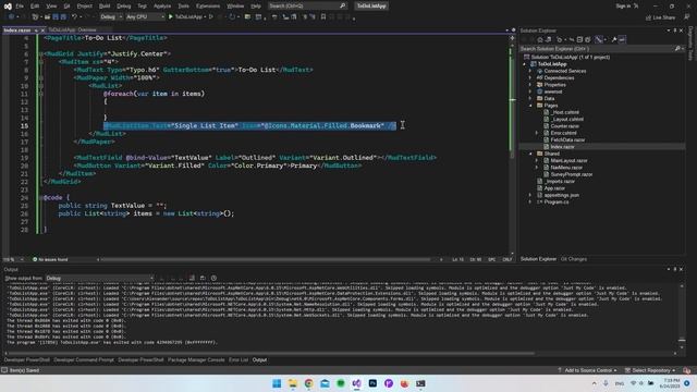 Create a To-Do List with MudBlazor смотреть онлайн