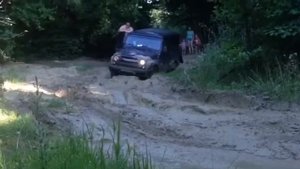 Дорога на каверзинские водопады-уаз сел.